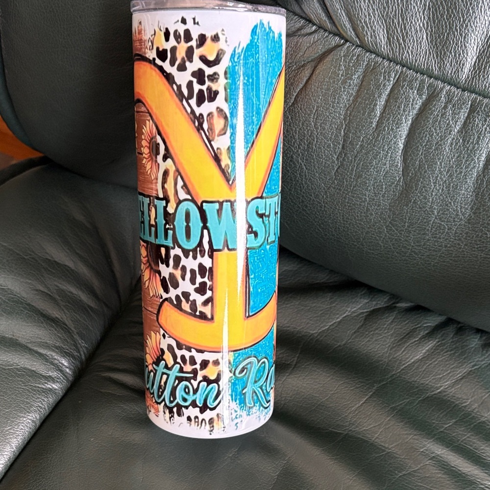 New 20 Oz Stainless Steel Leopard Print Tumbler